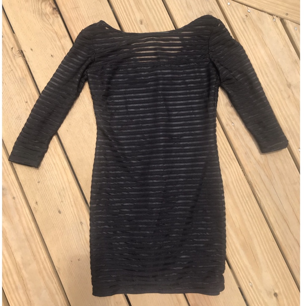 Black Mesh Dress